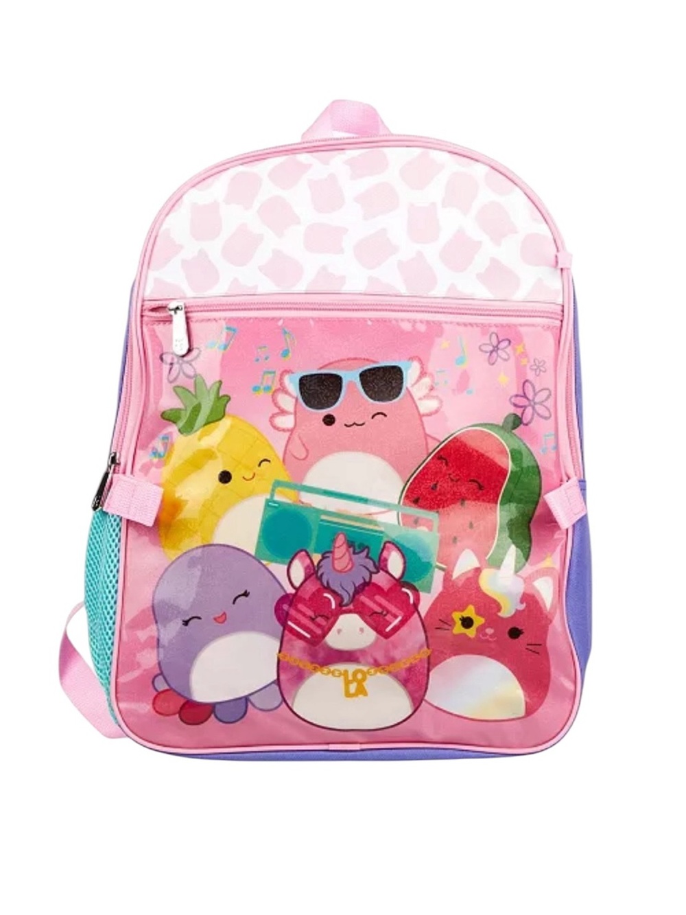 NWT Squishmallows Girls 5 Piece Squishmallows Backpack Set Lunch Box - Picture 4 of 10
